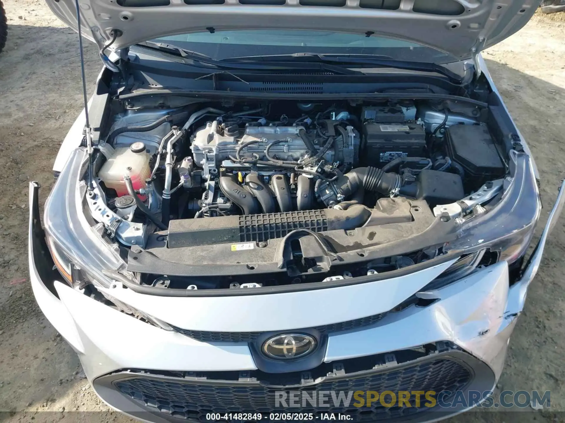 10 Фотография поврежденного автомобиля 5YFEPMAE2MP187465 TOYOTA COROLLA 2021