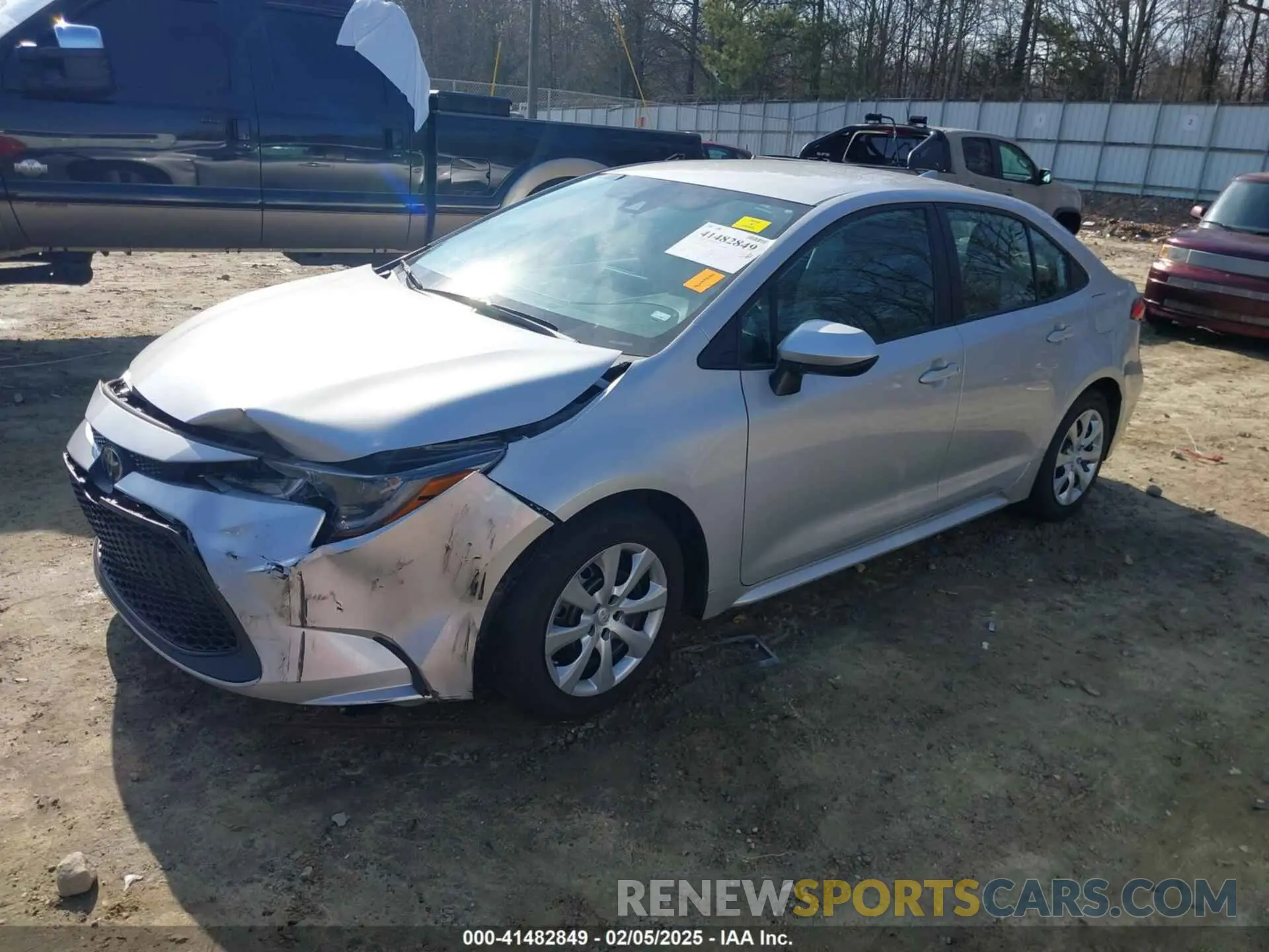 2 Фотография поврежденного автомобиля 5YFEPMAE2MP187465 TOYOTA COROLLA 2021
