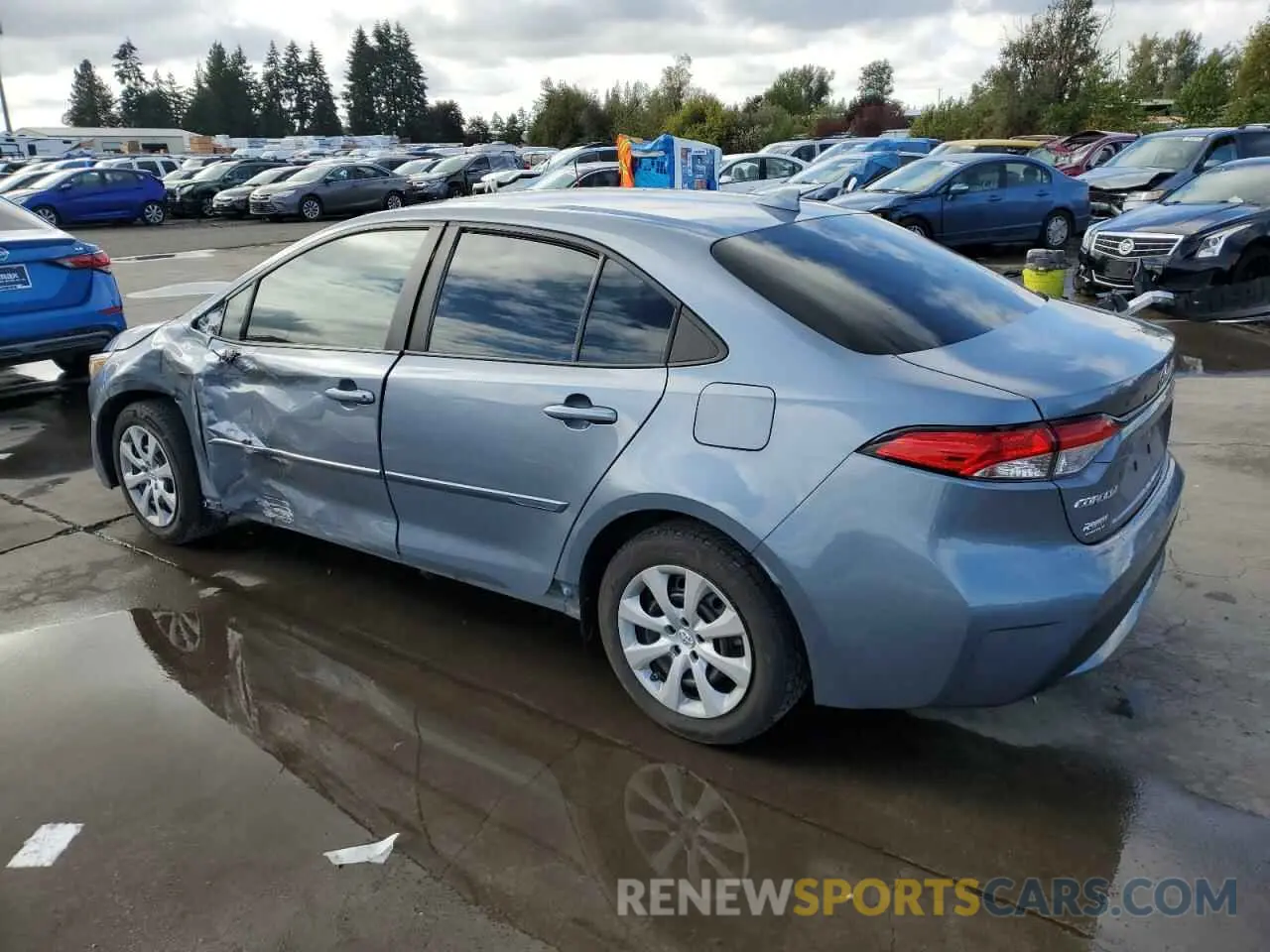 2 Photograph of a damaged car 5YFEPMAE2MP192343 TOYOTA COROLLA 2021