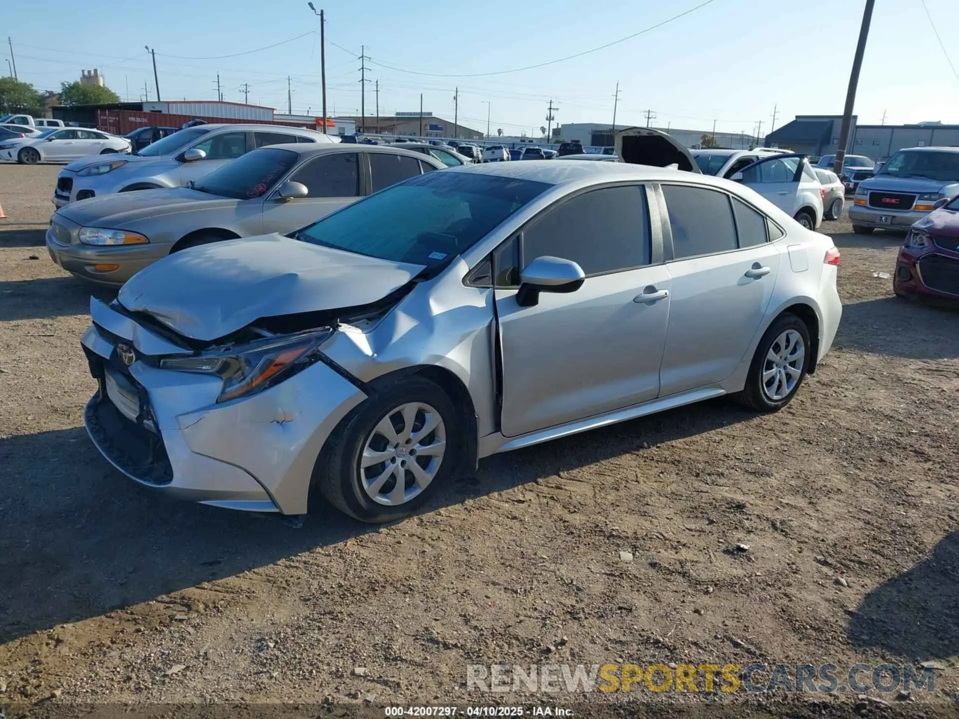 2 Фотография поврежденного автомобиля 5YFEPMAE2MP194948 TOYOTA COROLLA 2021