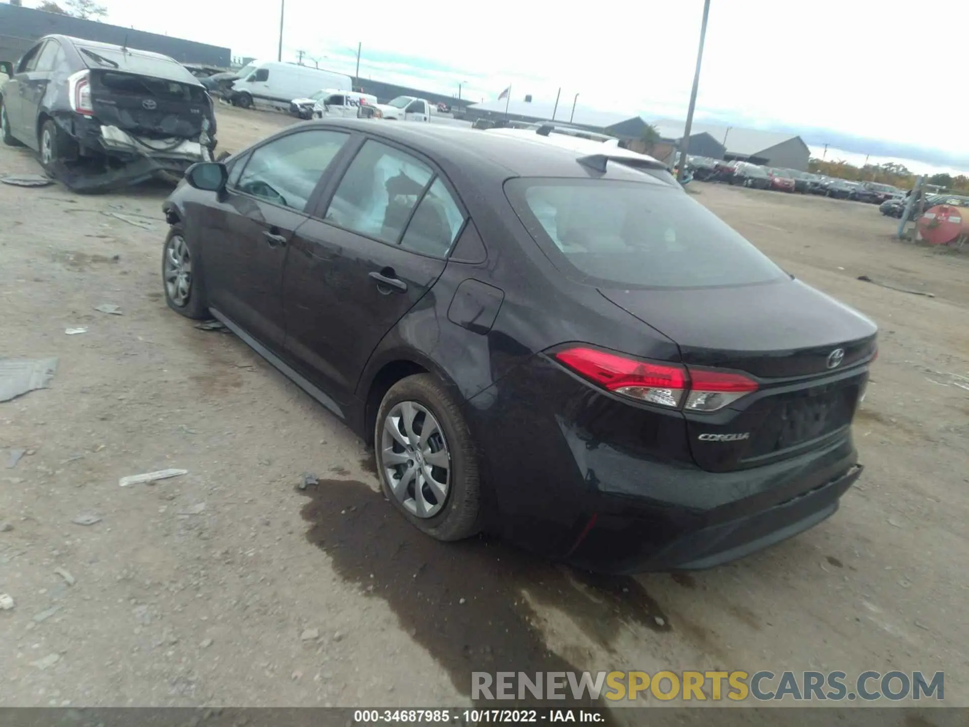 3 Фотография поврежденного автомобиля 5YFEPMAE2MP198353 TOYOTA COROLLA 2021