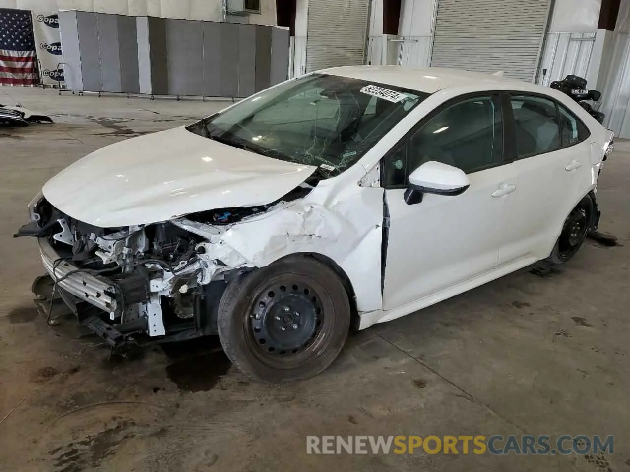 1 Фотография поврежденного автомобиля 5YFEPMAE2MP204863 TOYOTA COROLLA 2021
