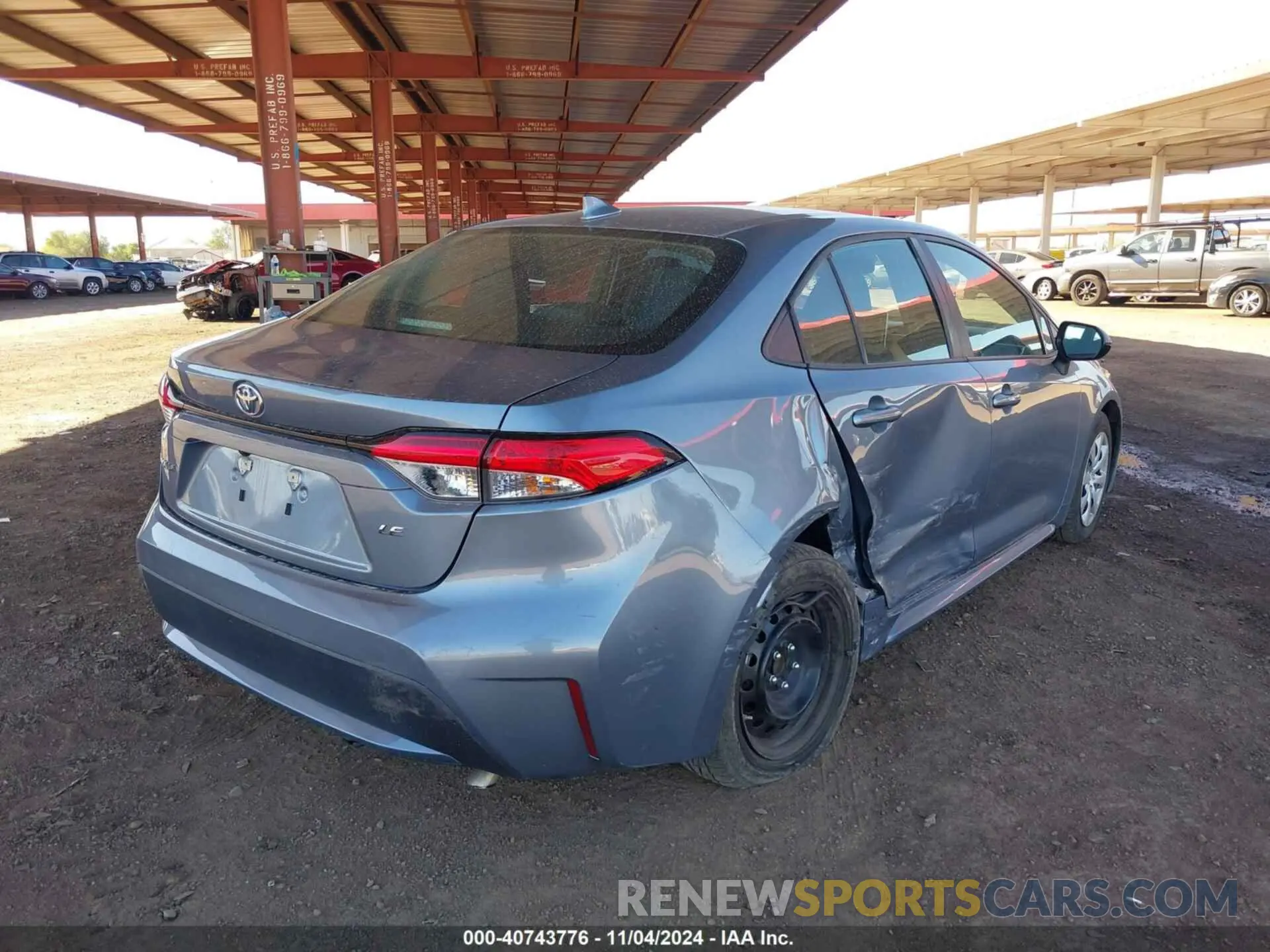 6 Photograph of a damaged car 5YFEPMAE2MP205737 TOYOTA COROLLA 2021