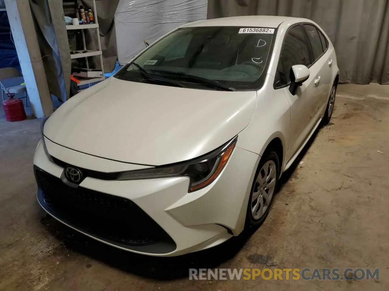 2 Photograph of a damaged car 5YFEPMAE2MP209528 TOYOTA COROLLA 2021