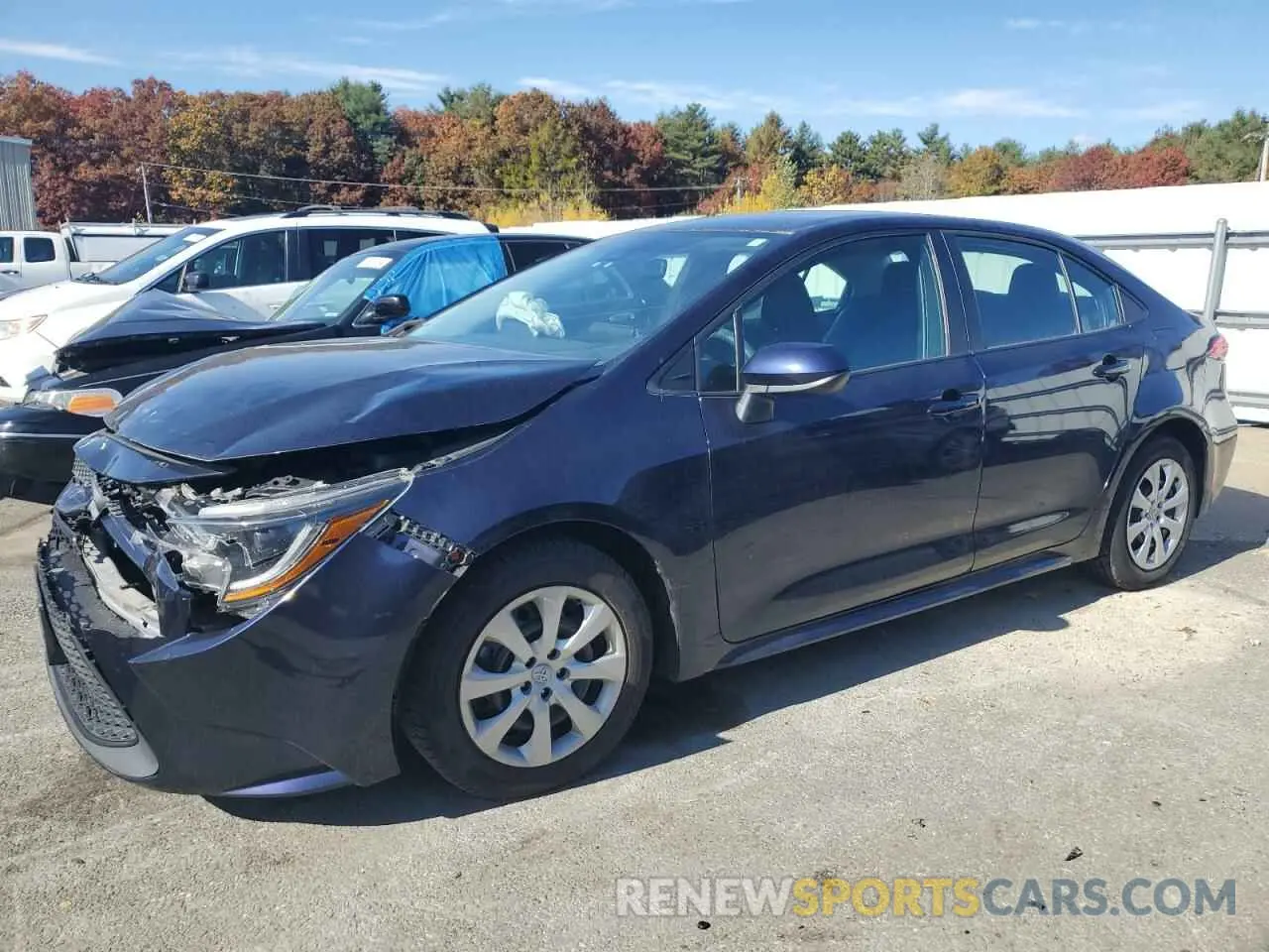 1 Photograph of a damaged car 5YFEPMAE2MP210114 TOYOTA COROLLA 2021