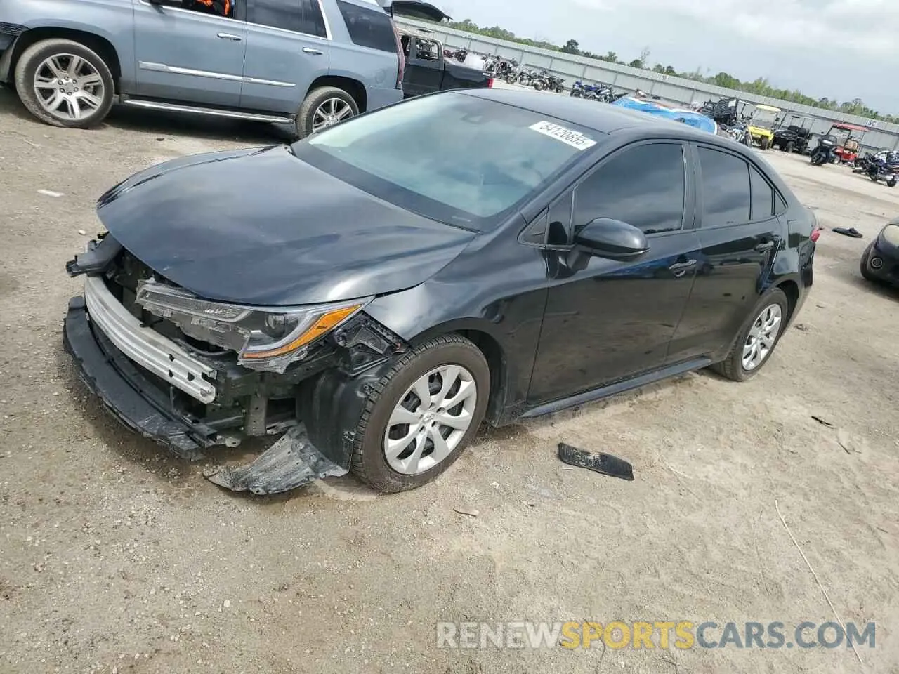 1 Photograph of a damaged car 5YFEPMAE2MP210274 TOYOTA COROLLA 2021