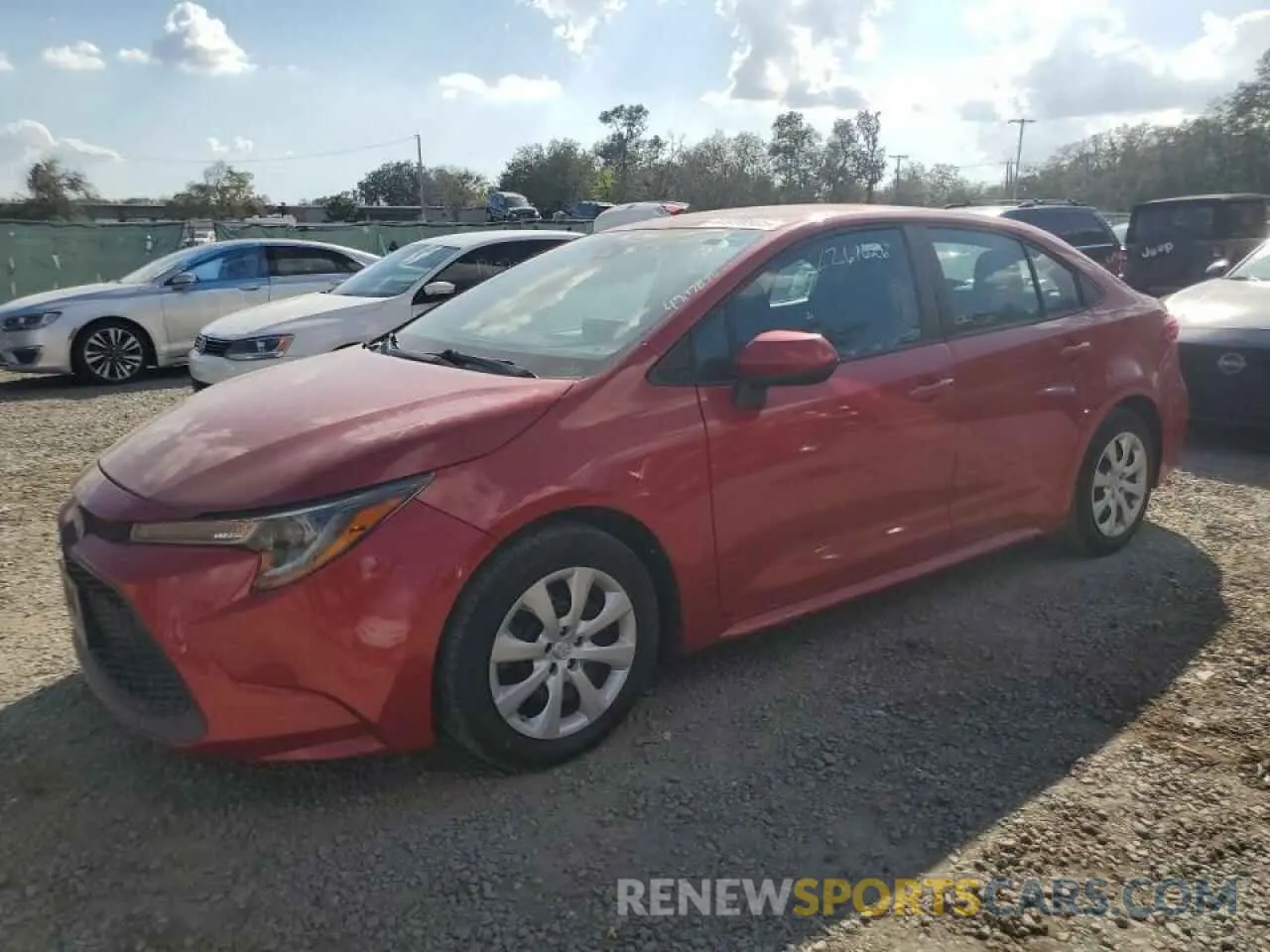 1 Photograph of a damaged car 5YFEPMAE2MP214762 TOYOTA COROLLA 2021