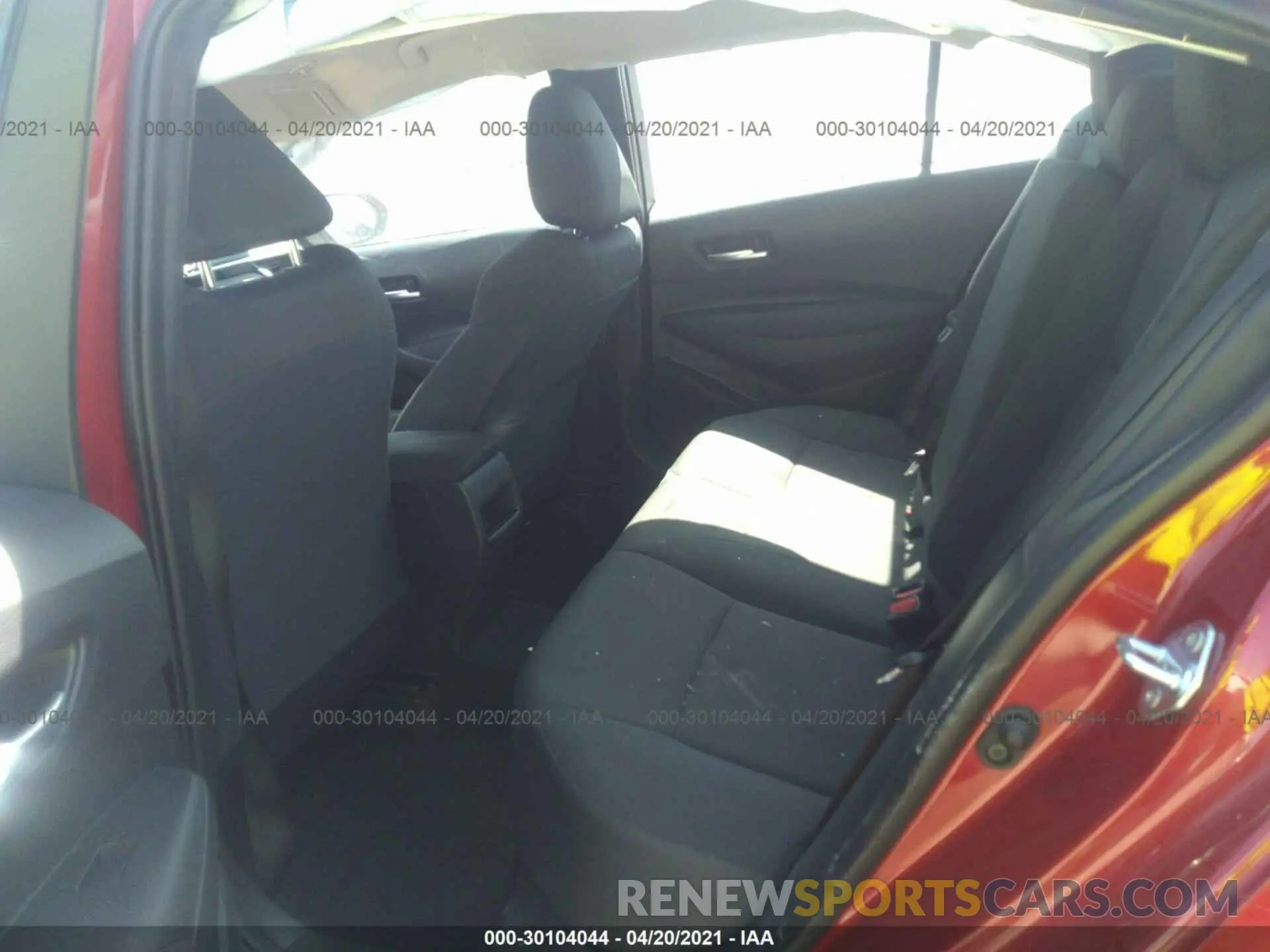 8 Photograph of a damaged car 5YFEPMAE2MP218004 TOYOTA COROLLA 2021