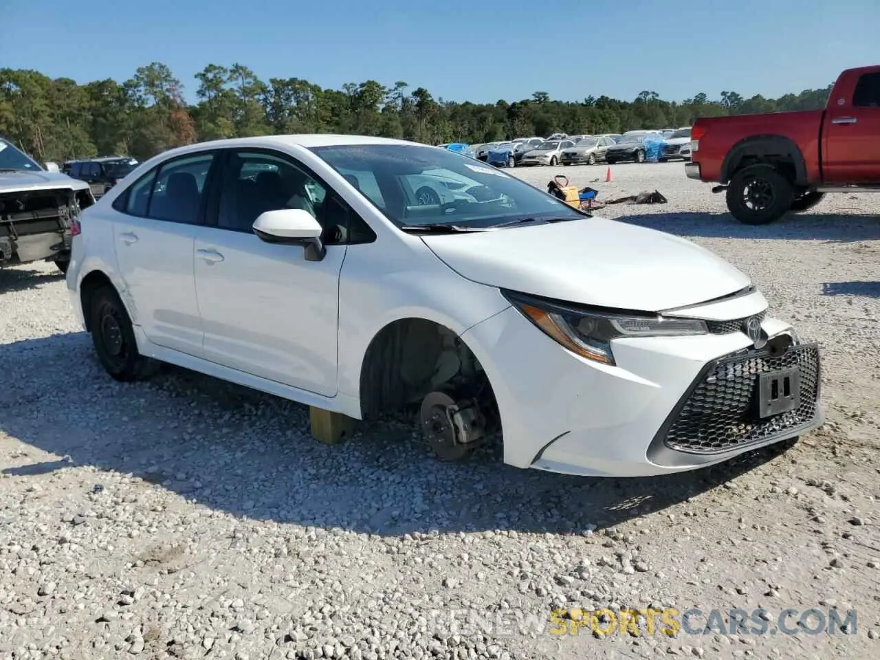 4 Фотография поврежденного автомобиля 5YFEPMAE2MP232565 TOYOTA COROLLA 2021