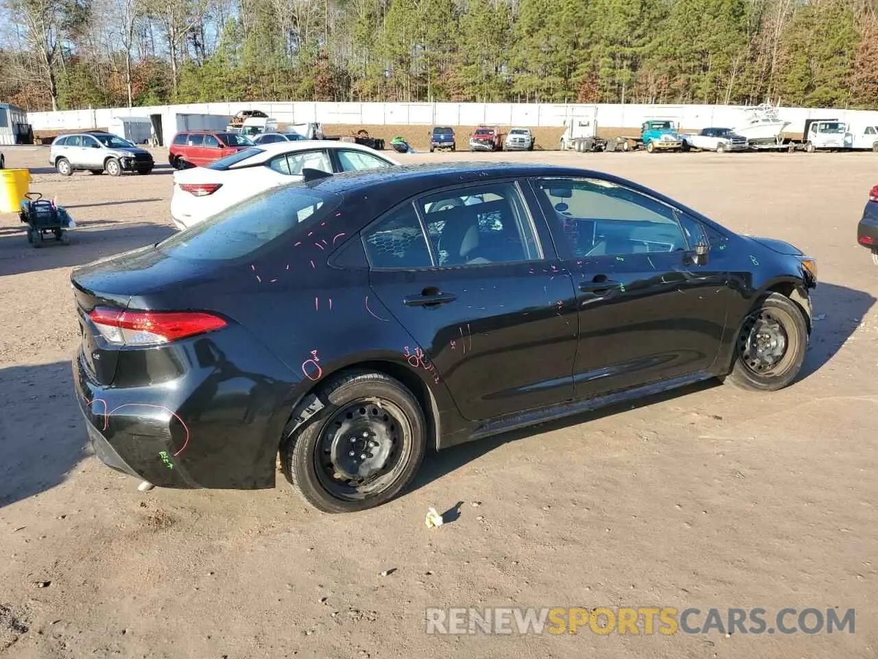 3 Photograph of a damaged car 5YFEPMAE2MP241914 TOYOTA COROLLA 2021