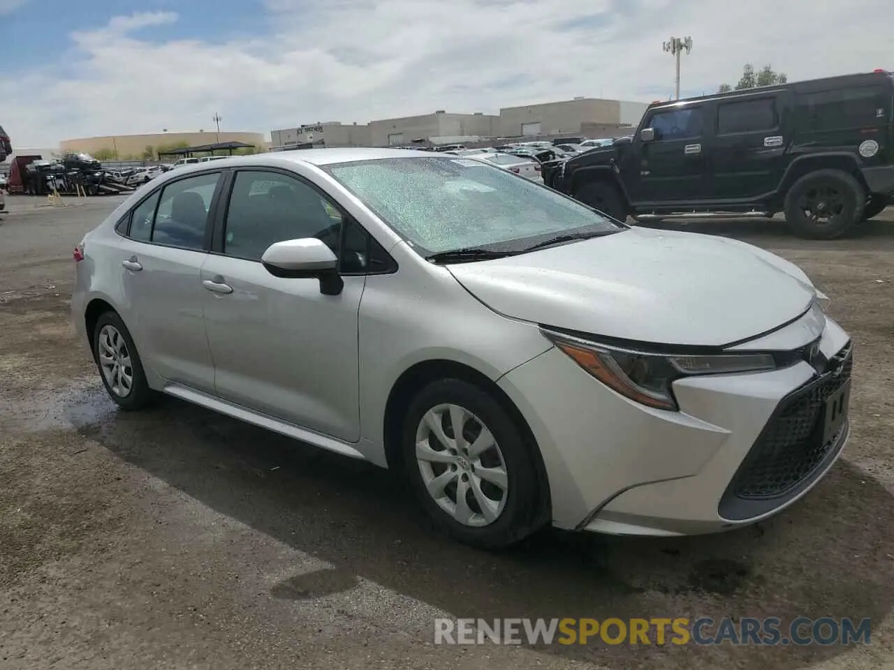4 Photograph of a damaged car 5YFEPMAE2MP245946 TOYOTA COROLLA 2021