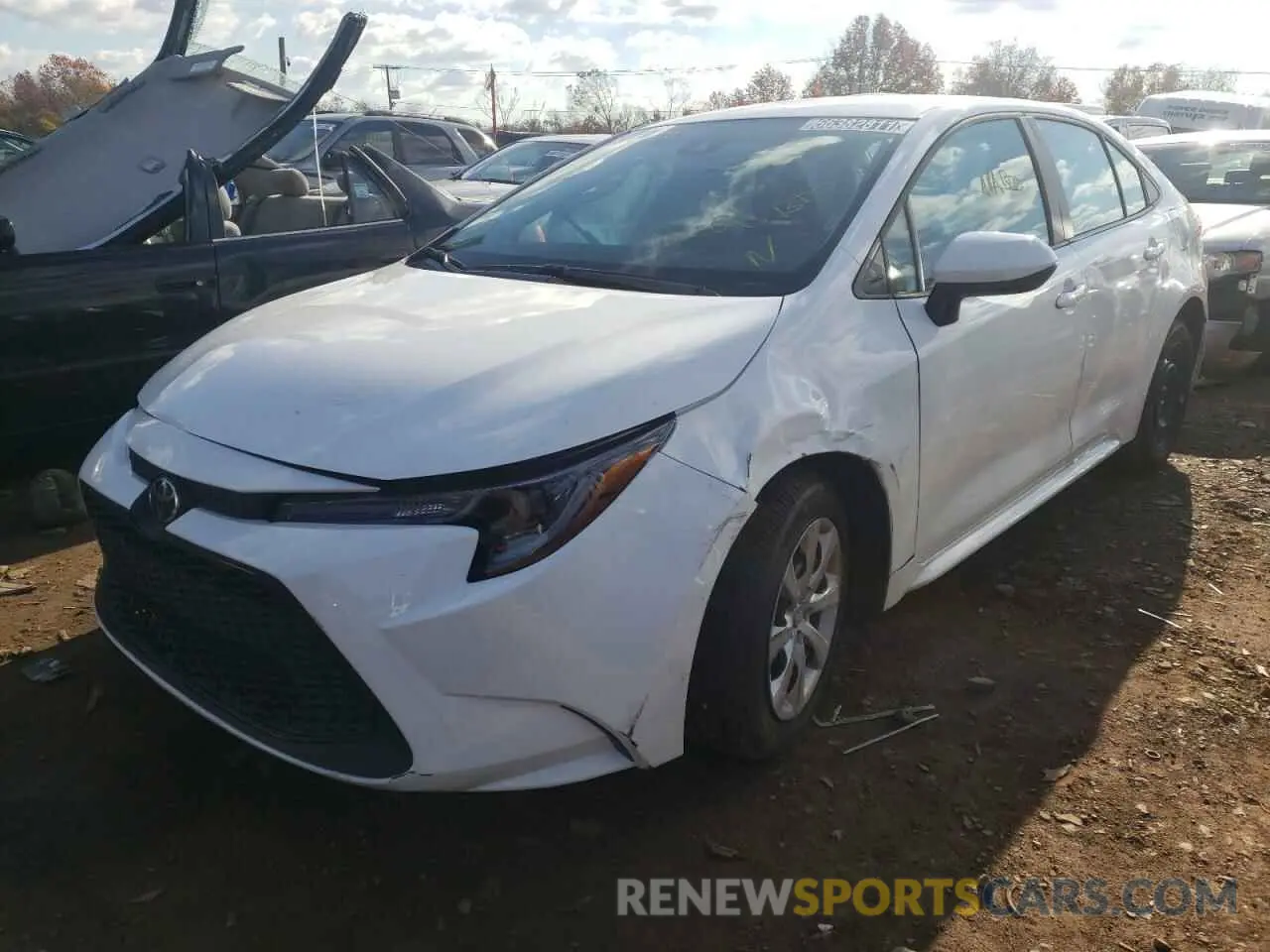 2 Photograph of a damaged car 5YFEPMAE2MP250452 TOYOTA COROLLA 2021
