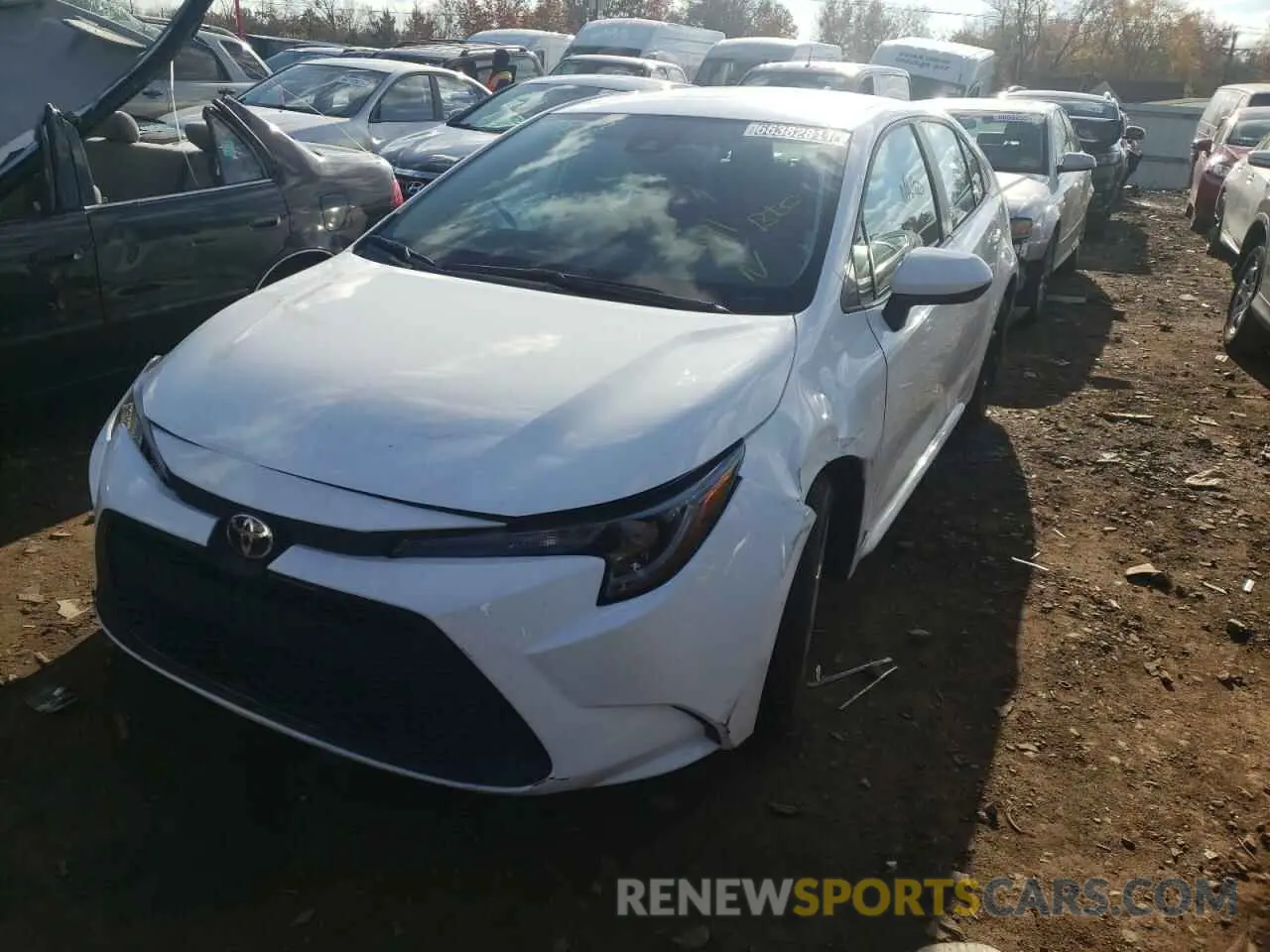 9 Photograph of a damaged car 5YFEPMAE2MP250452 TOYOTA COROLLA 2021
