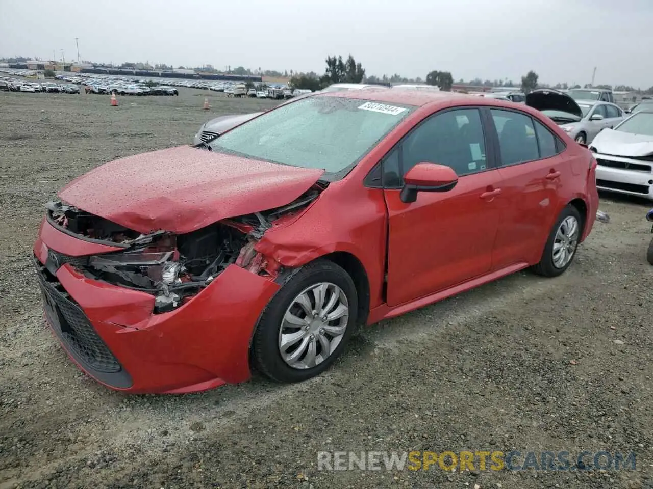 1 Photograph of a damaged car 5YFEPMAE2MP260432 TOYOTA COROLLA 2021