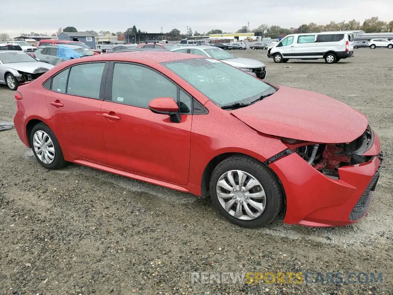 4 Photograph of a damaged car 5YFEPMAE2MP260432 TOYOTA COROLLA 2021