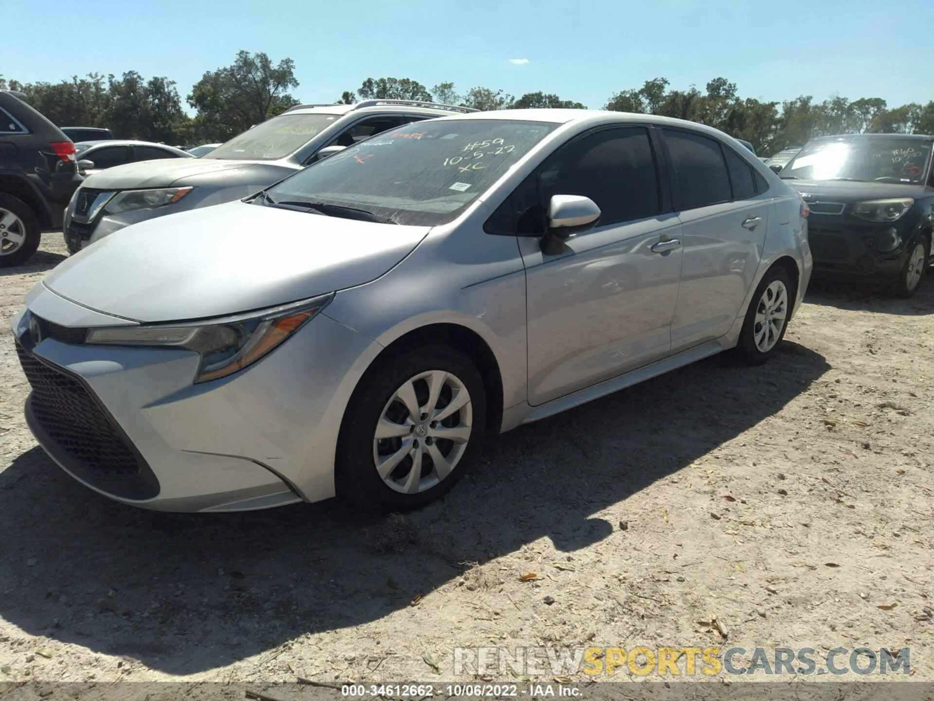 2 Фотография поврежденного автомобиля 5YFEPMAE3MP157374 TOYOTA COROLLA 2021