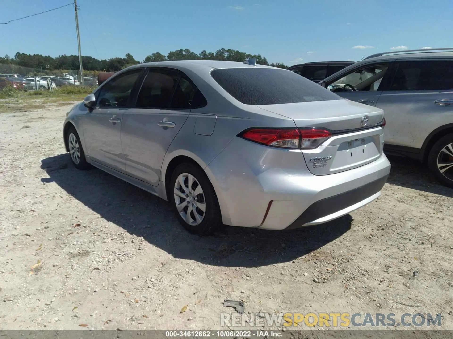 3 Фотография поврежденного автомобиля 5YFEPMAE3MP157374 TOYOTA COROLLA 2021