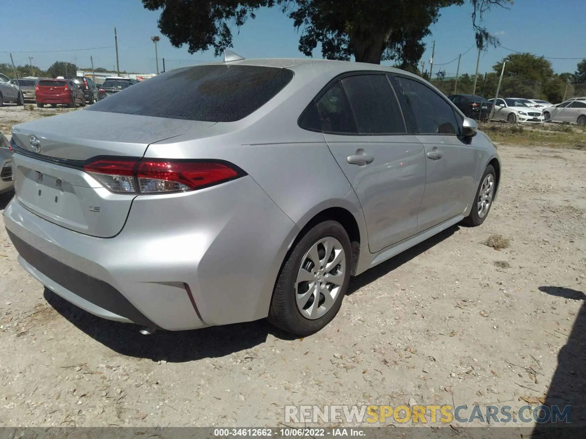 4 Фотография поврежденного автомобиля 5YFEPMAE3MP157374 TOYOTA COROLLA 2021
