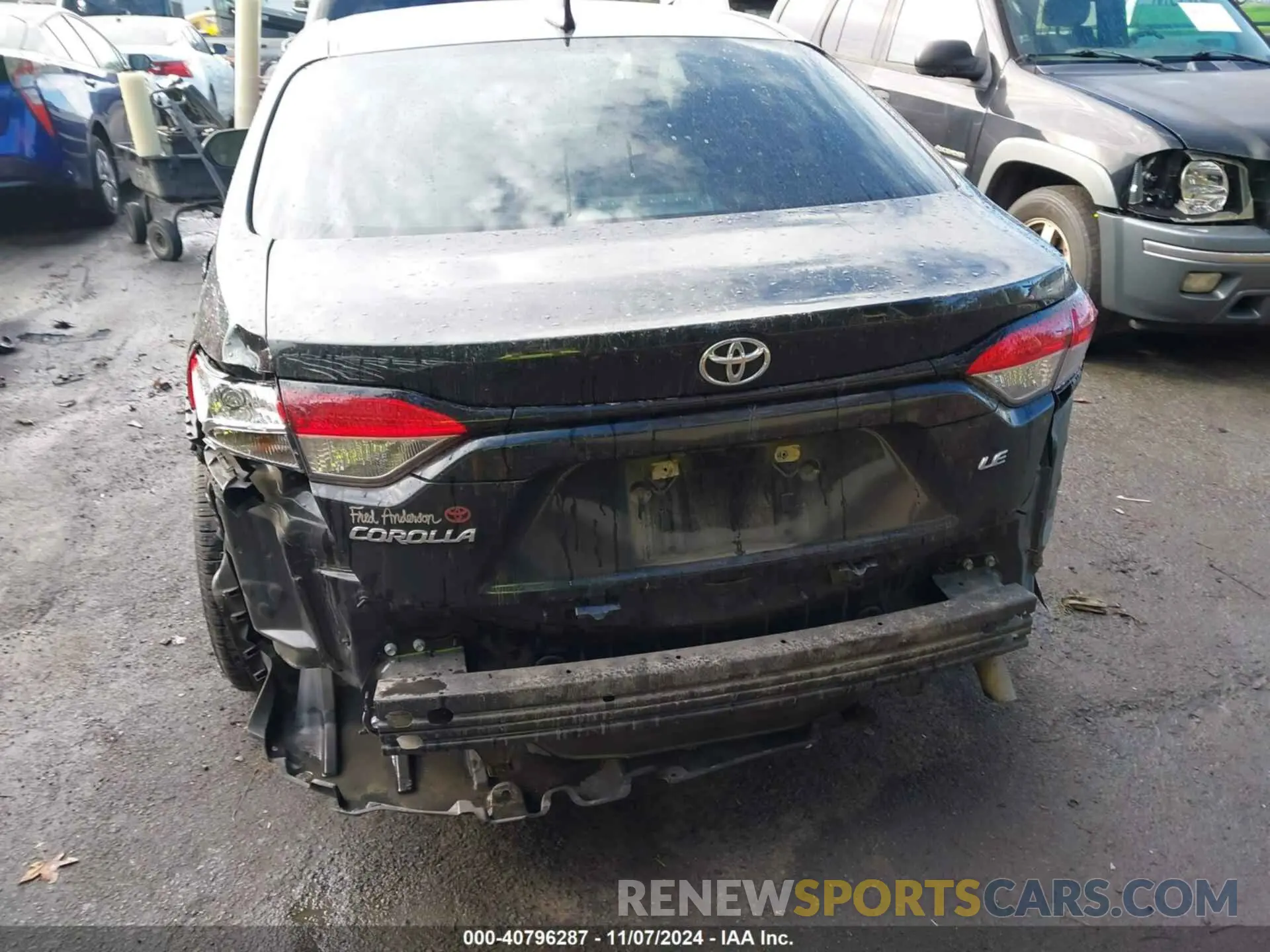 6 Photograph of a damaged car 5YFEPMAE3MP159383 TOYOTA COROLLA 2021