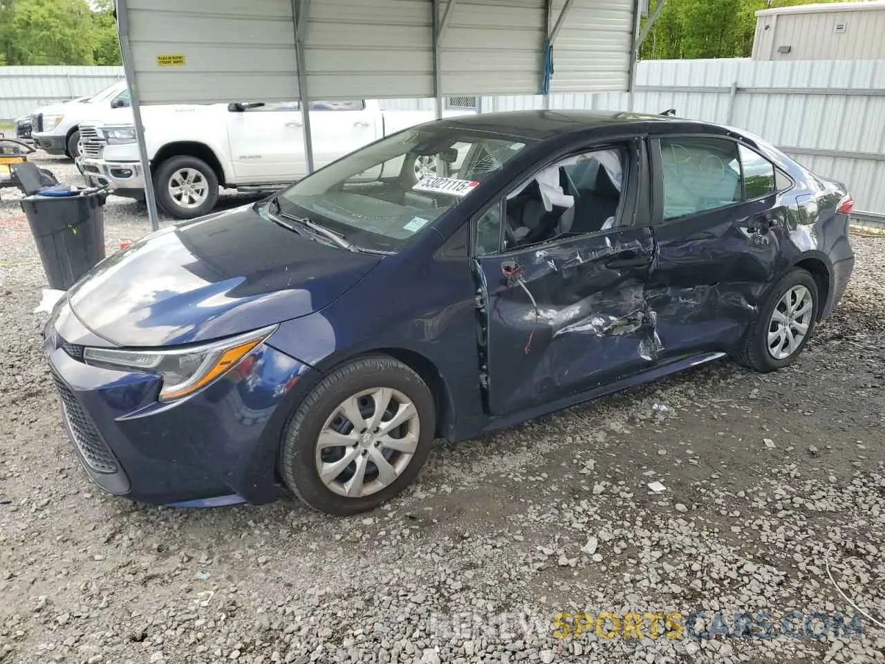 1 Photograph of a damaged car 5YFEPMAE3MP178919 TOYOTA COROLLA 2021
