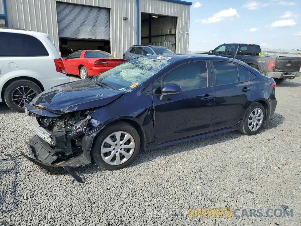 1 Photograph of a damaged car 5YFEPMAE3MP178967 TOYOTA COROLLA 2021