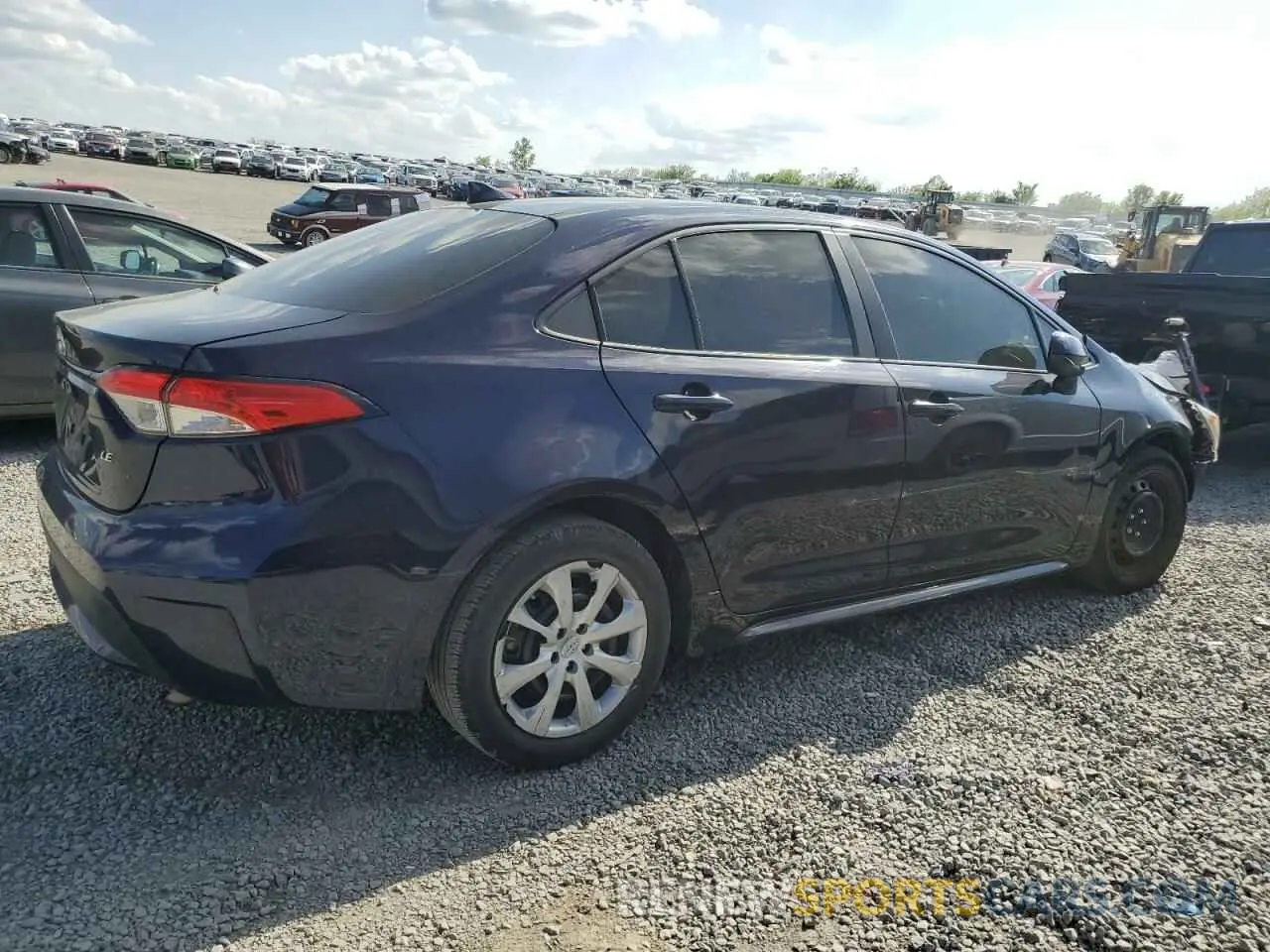 3 Photograph of a damaged car 5YFEPMAE3MP178967 TOYOTA COROLLA 2021