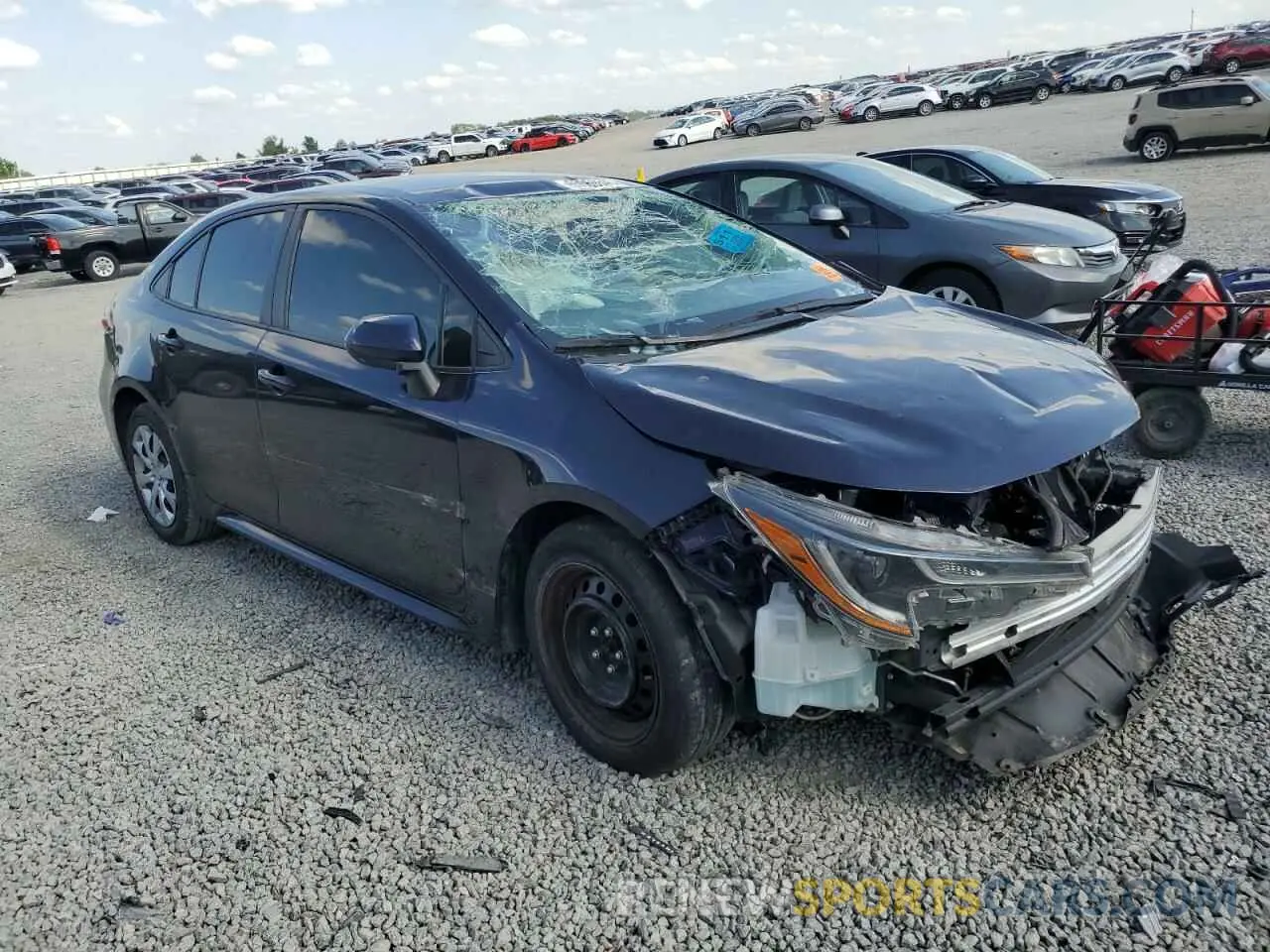 4 Photograph of a damaged car 5YFEPMAE3MP178967 TOYOTA COROLLA 2021