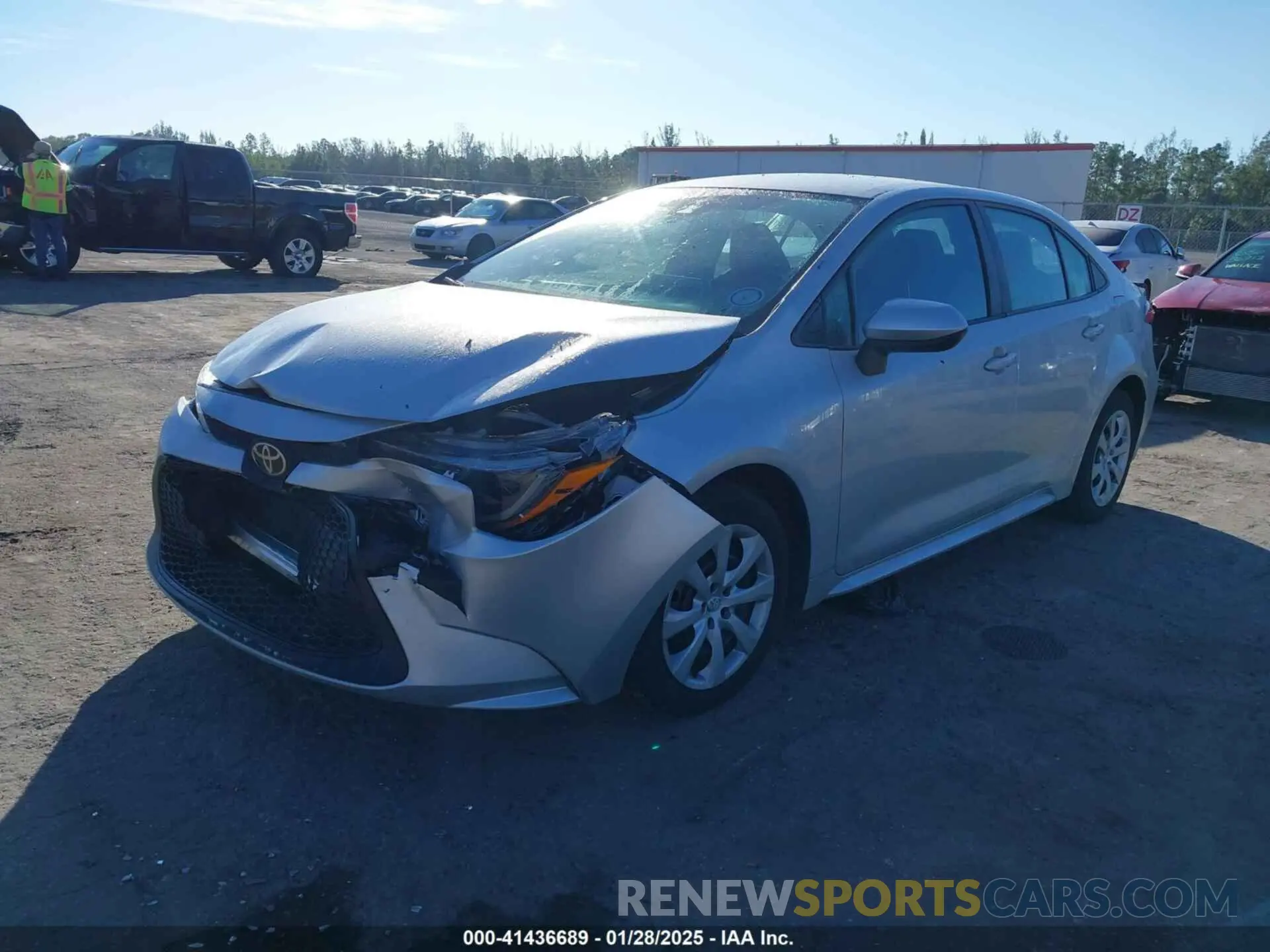 2 Photograph of a damaged car 5YFEPMAE3MP180105 TOYOTA COROLLA 2021