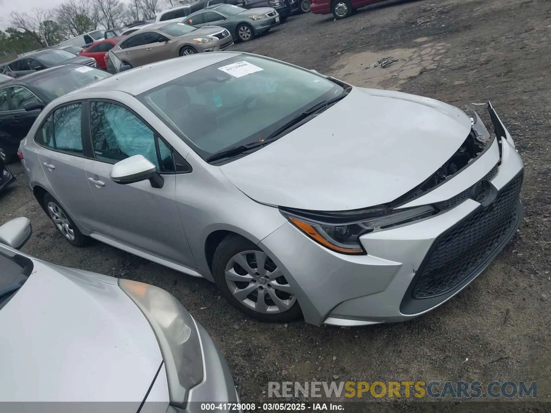 1 Photograph of a damaged car 5YFEPMAE3MP180539 TOYOTA COROLLA 2021