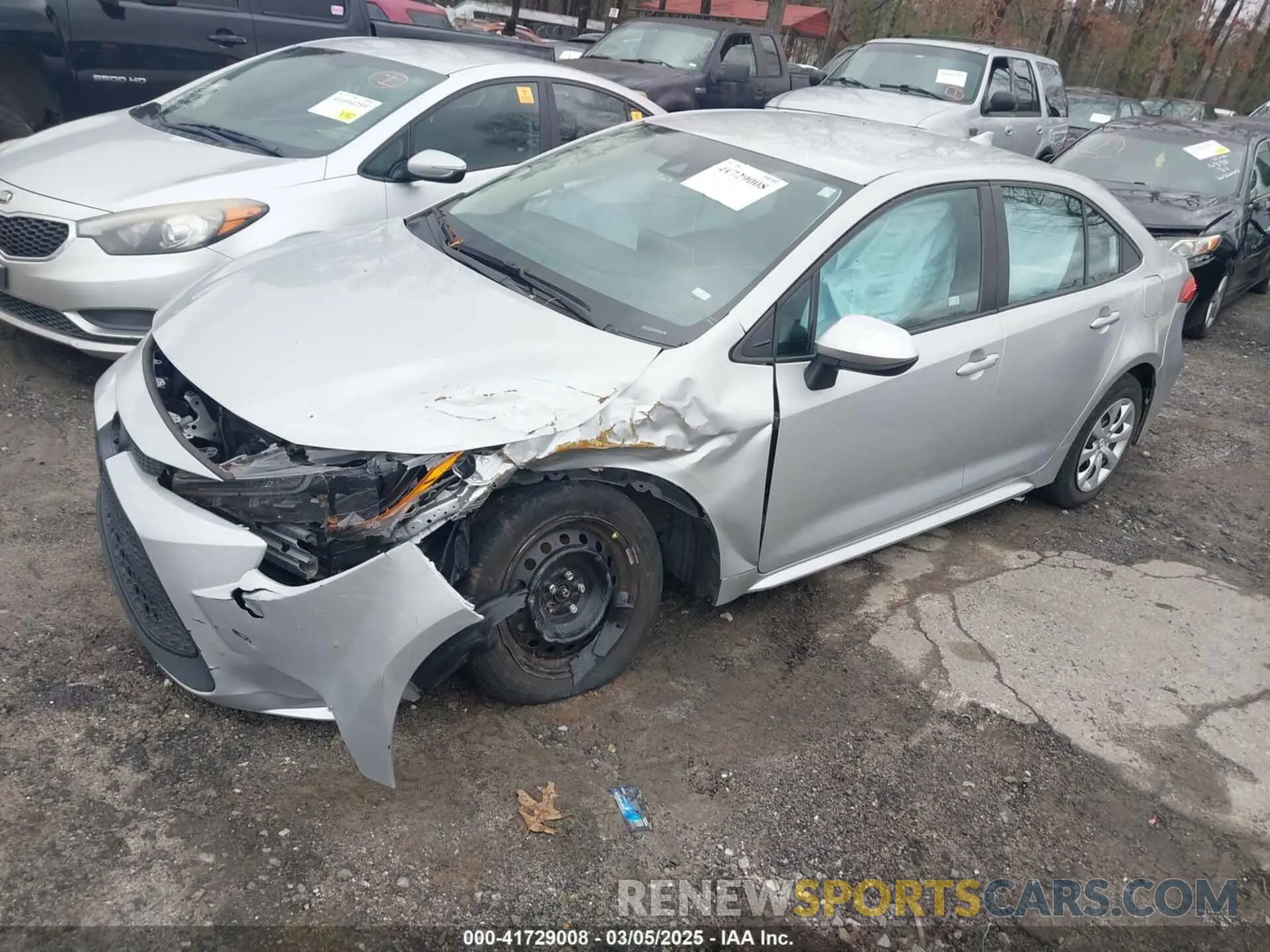 2 Photograph of a damaged car 5YFEPMAE3MP180539 TOYOTA COROLLA 2021