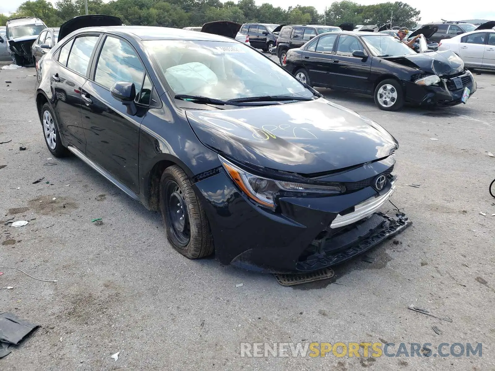 1 Фотография поврежденного автомобиля 5YFEPMAE3MP182873 TOYOTA COROLLA 2021