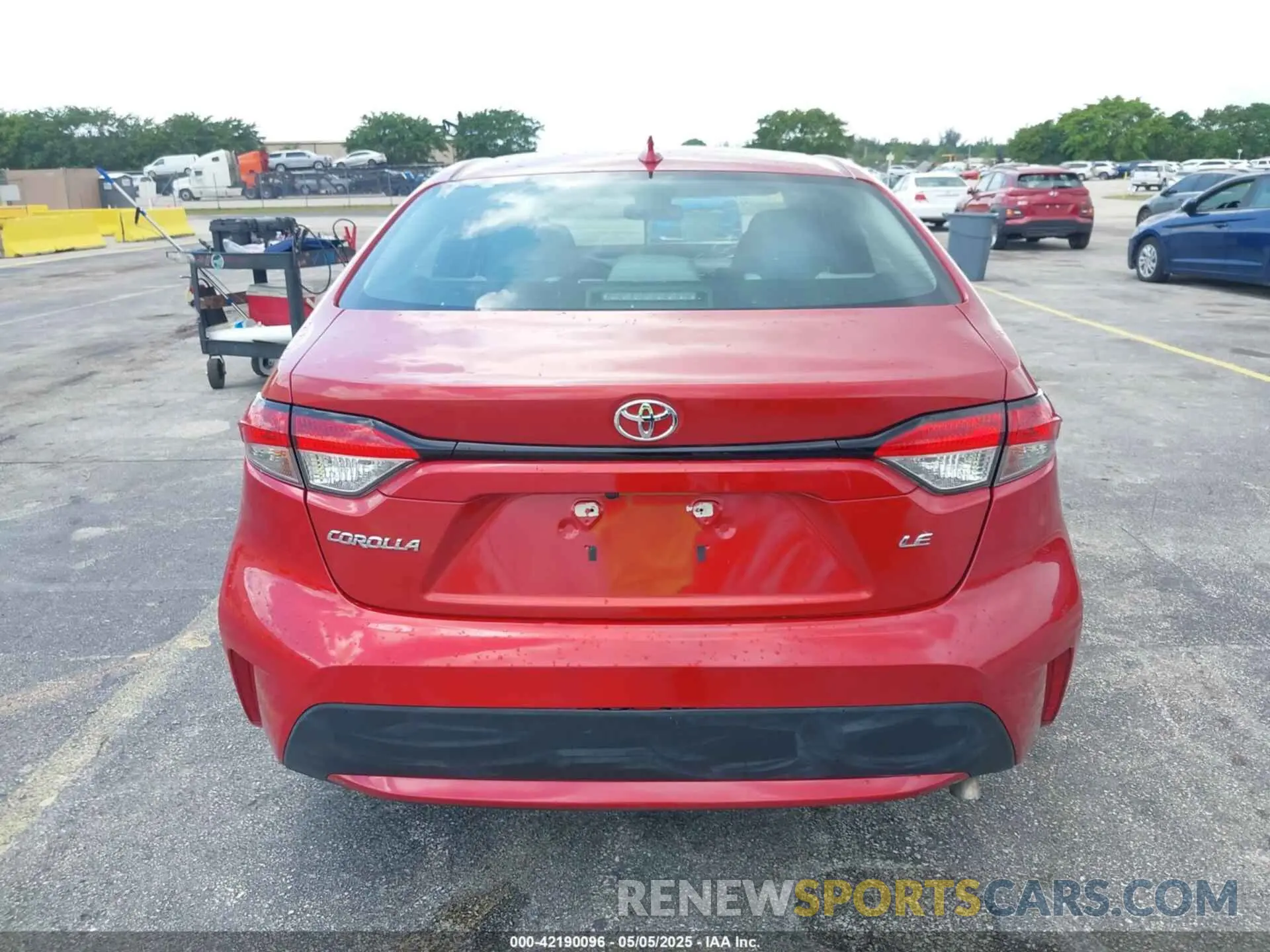 16 Photograph of a damaged car 5YFEPMAE3MP187958 TOYOTA COROLLA 2021