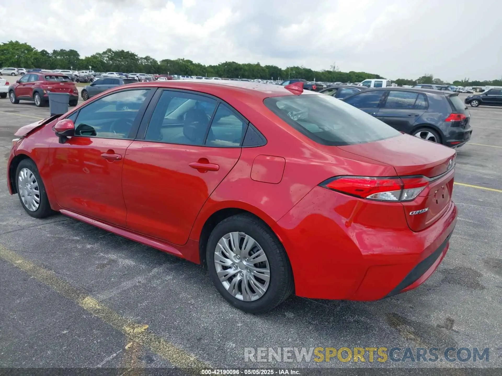3 Photograph of a damaged car 5YFEPMAE3MP187958 TOYOTA COROLLA 2021