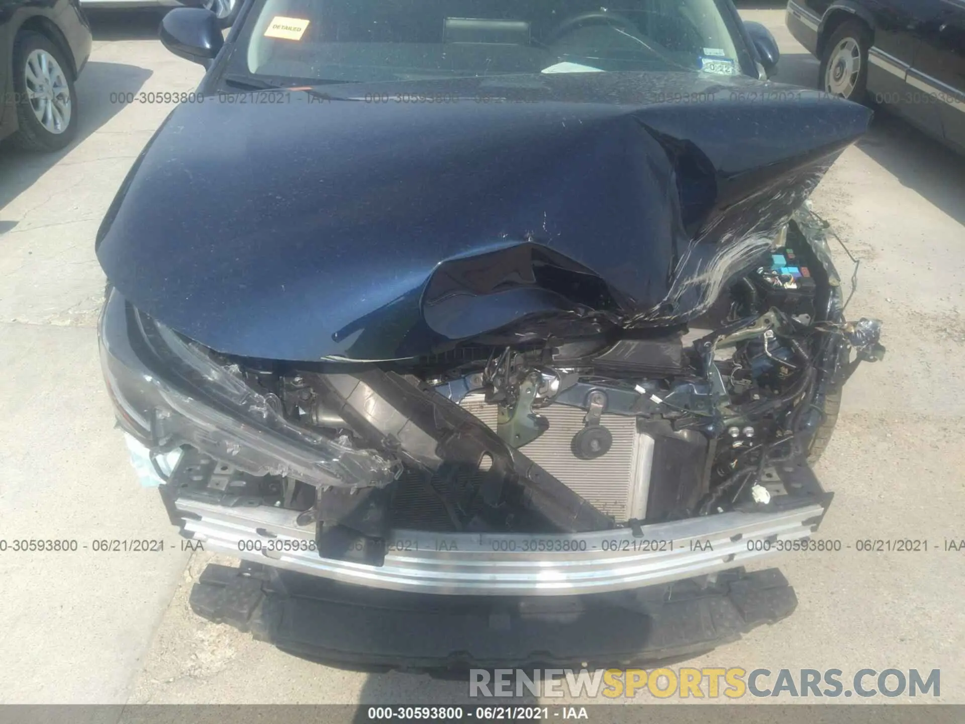 10 Photograph of a damaged car 5YFEPMAE3MP190889 TOYOTA COROLLA 2021