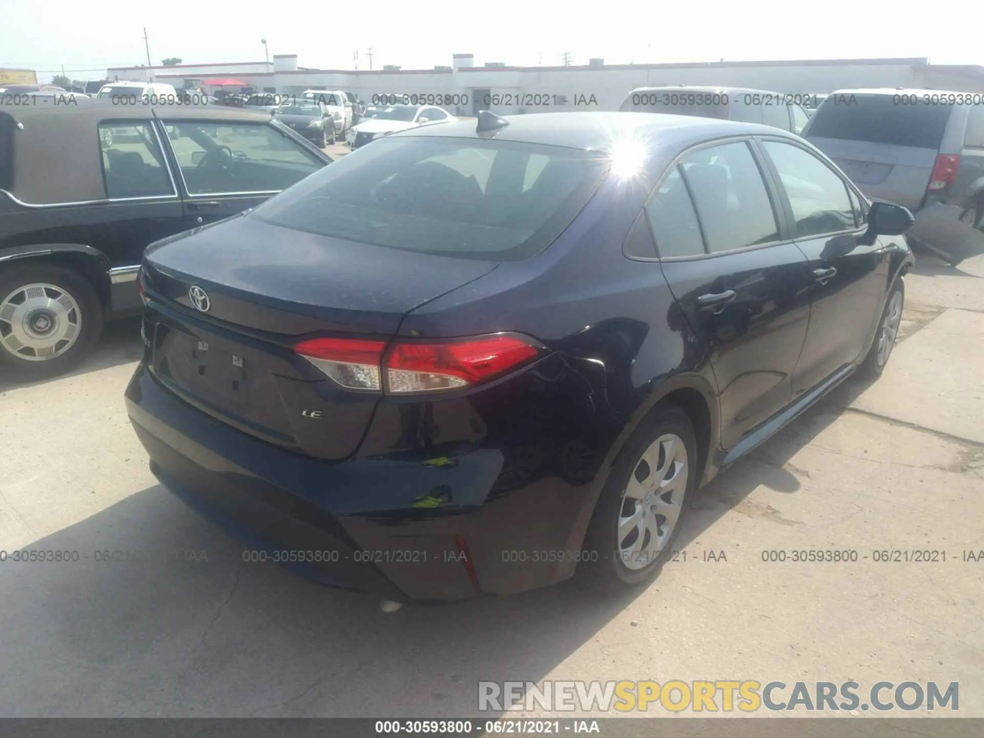 4 Photograph of a damaged car 5YFEPMAE3MP190889 TOYOTA COROLLA 2021