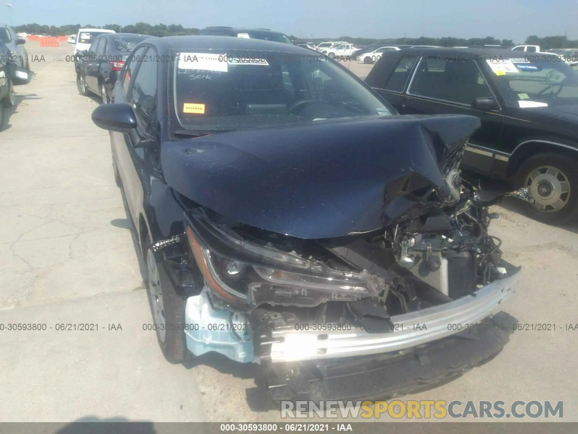 6 Photograph of a damaged car 5YFEPMAE3MP190889 TOYOTA COROLLA 2021