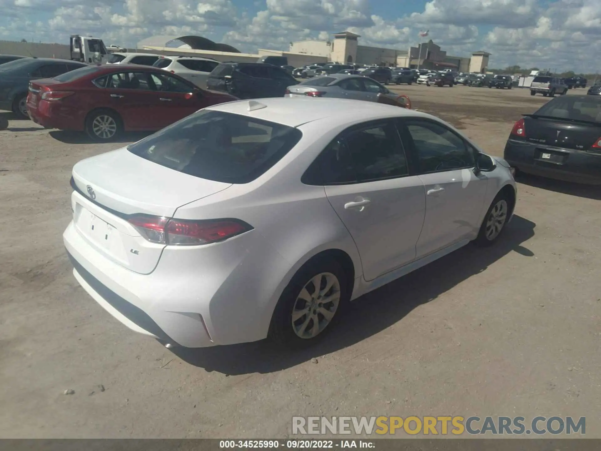 4 Фотография поврежденного автомобиля 5YFEPMAE3MP192741 TOYOTA COROLLA 2021