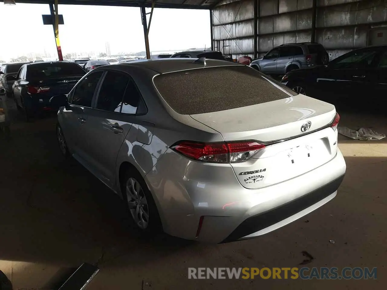 3 Photograph of a damaged car 5YFEPMAE3MP195817 TOYOTA COROLLA 2021