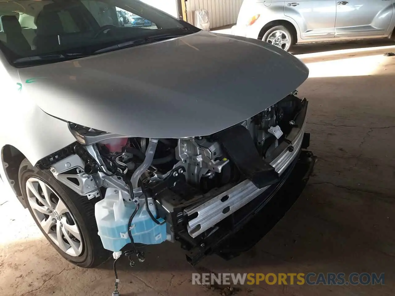 9 Photograph of a damaged car 5YFEPMAE3MP195817 TOYOTA COROLLA 2021