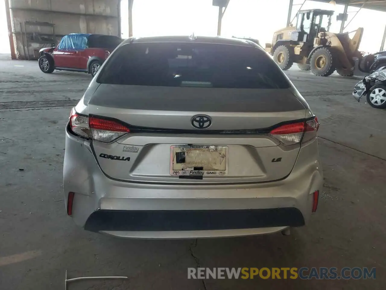6 Photograph of a damaged car 5YFEPMAE3MP195820 TOYOTA COROLLA 2021