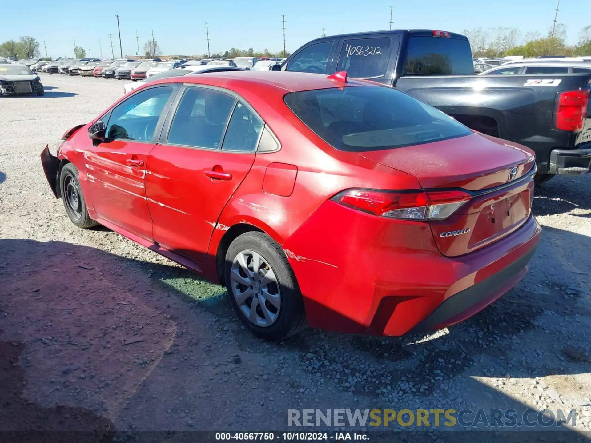 3 Photograph of a damaged car 5YFEPMAE3MP205536 TOYOTA COROLLA 2021