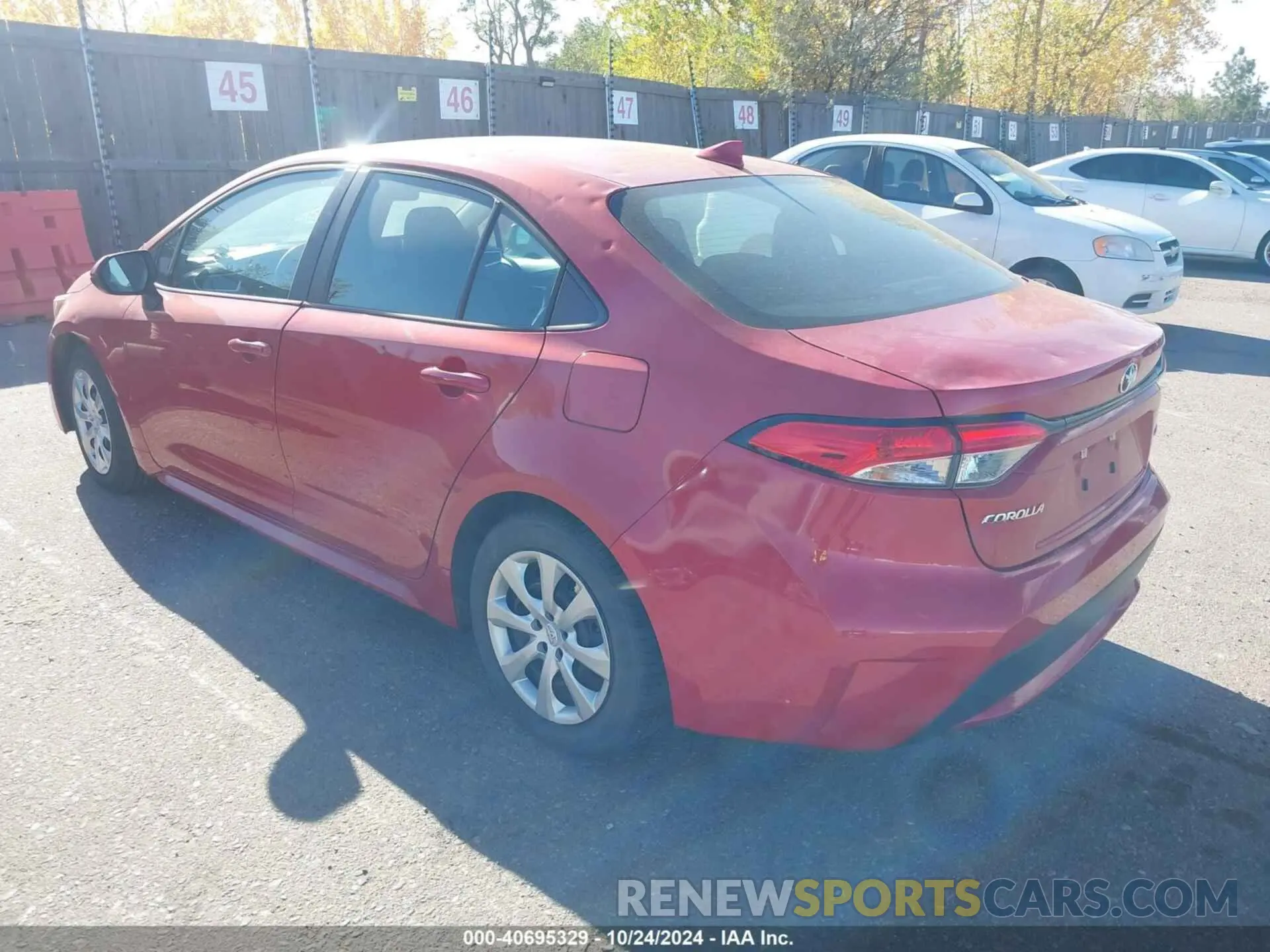 3 Фотография поврежденного автомобиля 5YFEPMAE3MP209943 TOYOTA COROLLA 2021