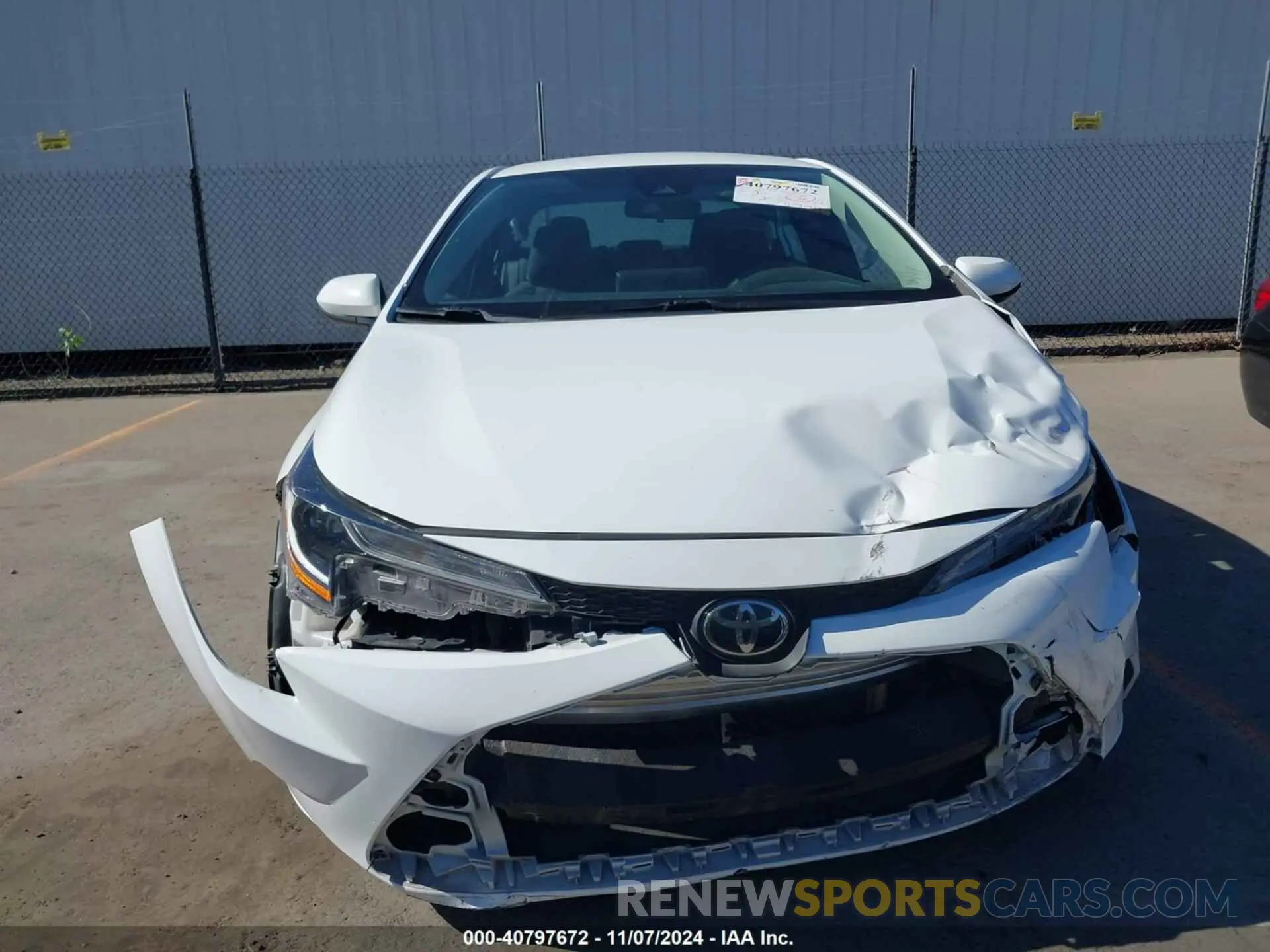 13 Photograph of a damaged car 5YFEPMAE3MP217976 TOYOTA COROLLA 2021