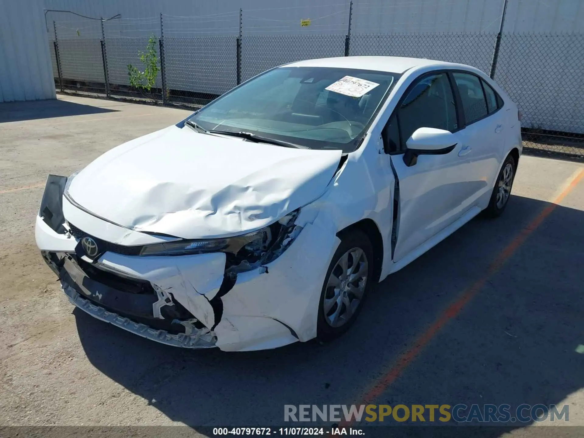 6 Photograph of a damaged car 5YFEPMAE3MP217976 TOYOTA COROLLA 2021