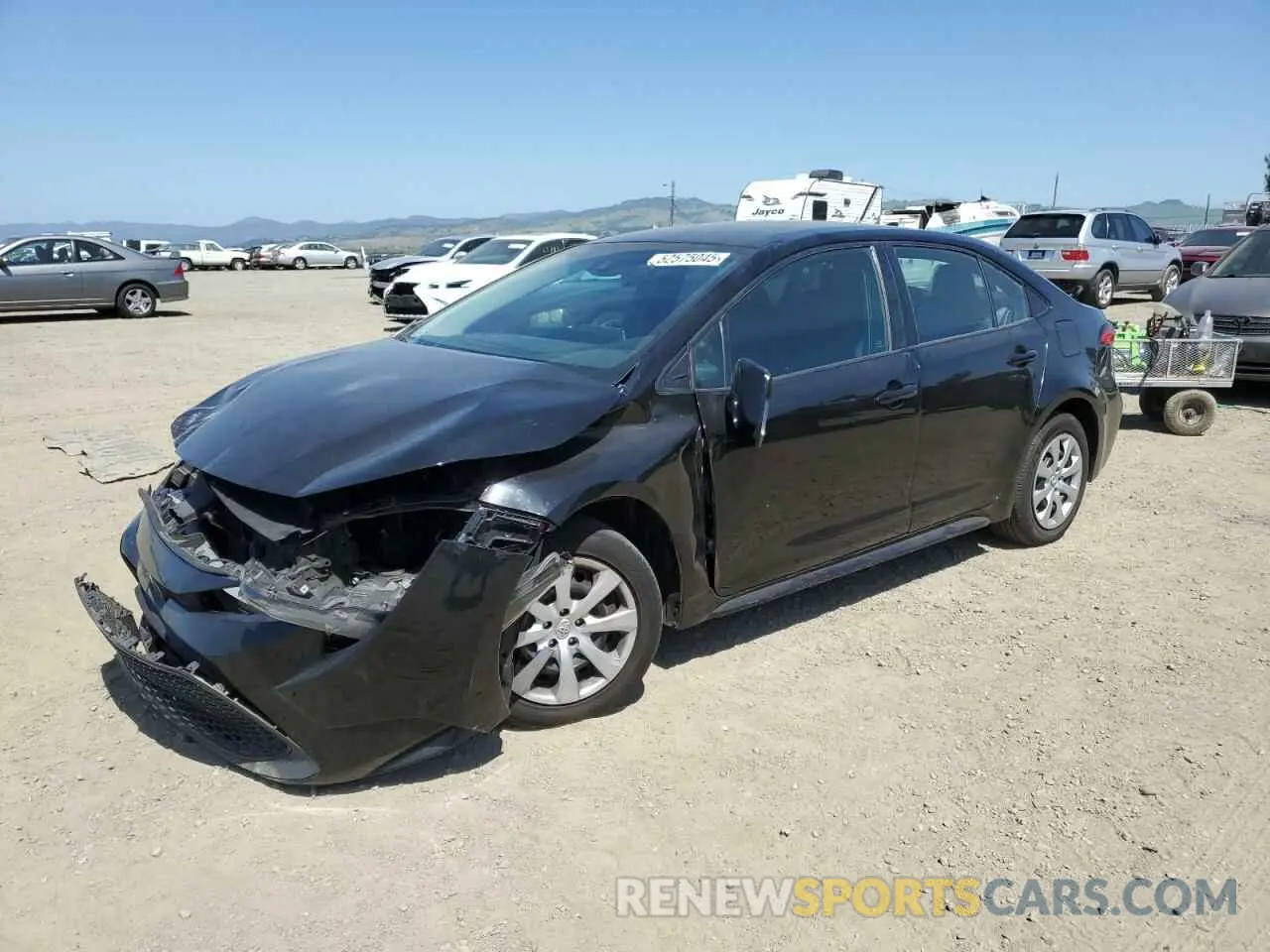 1 Фотография поврежденного автомобиля 5YFEPMAE3MP219050 TOYOTA COROLLA 2021