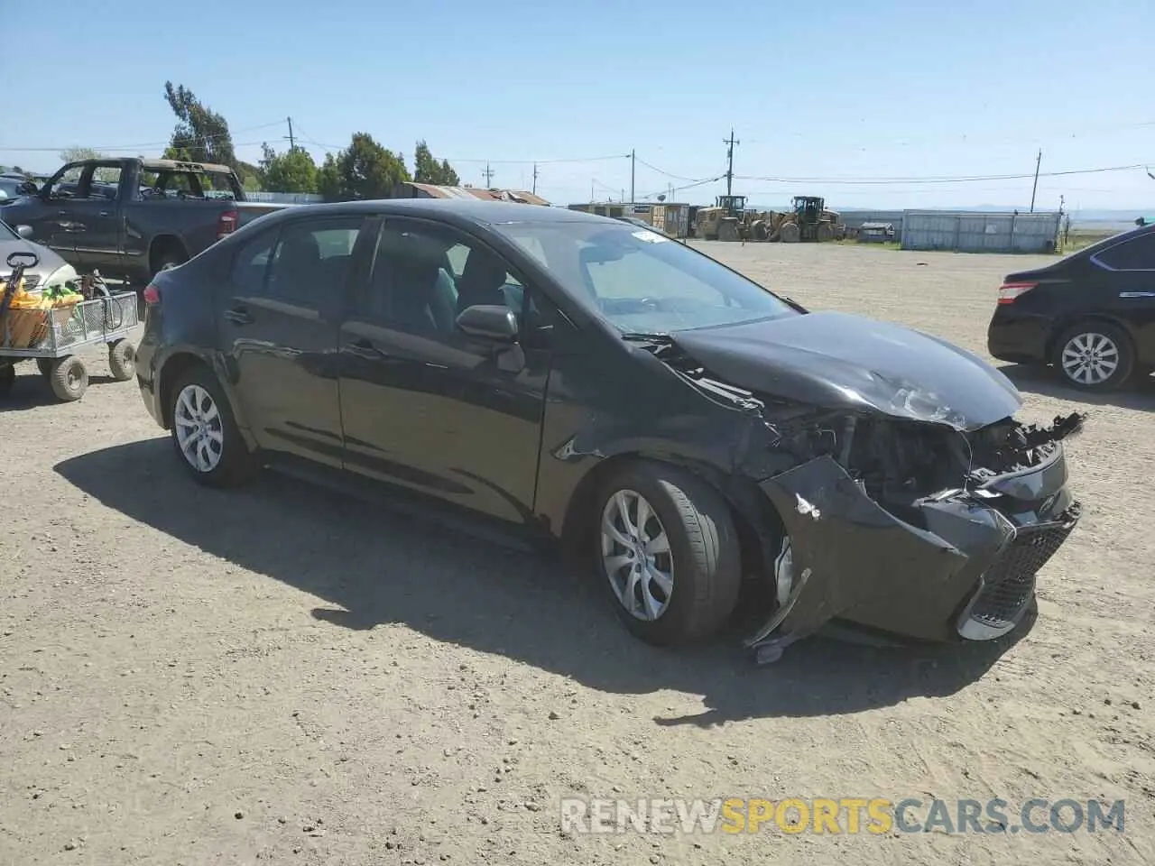 4 Фотография поврежденного автомобиля 5YFEPMAE3MP219050 TOYOTA COROLLA 2021