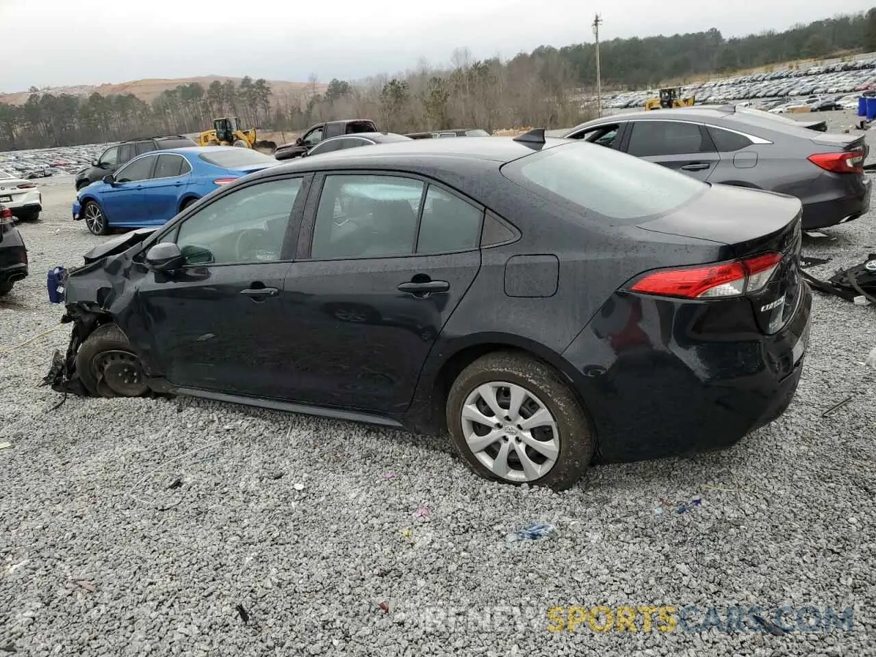 2 Photograph of a damaged car 5YFEPMAE3MP223079 TOYOTA COROLLA 2021