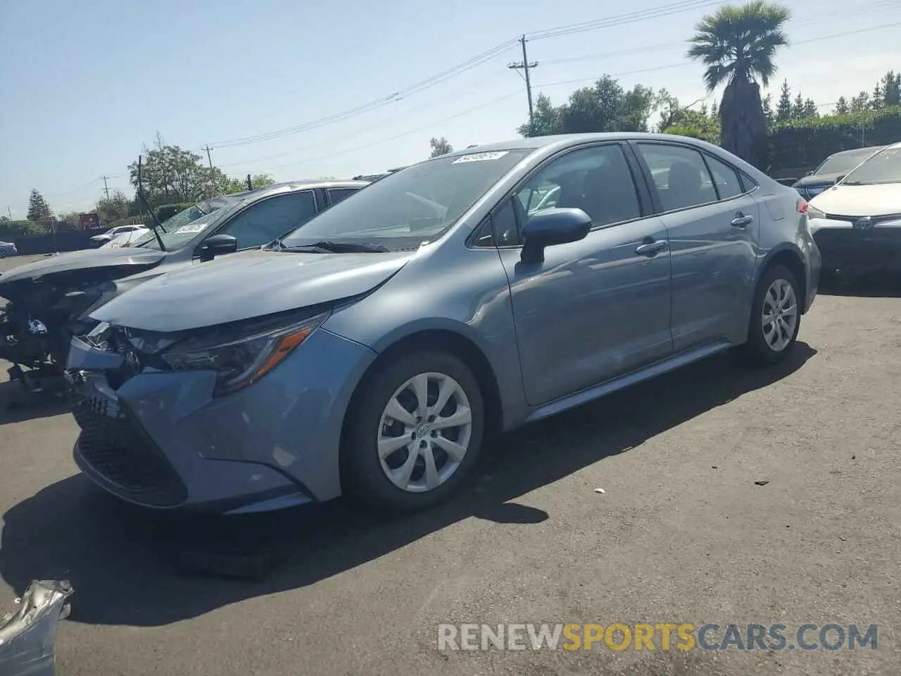 1 Photograph of a damaged car 5YFEPMAE3MP225351 TOYOTA COROLLA 2021