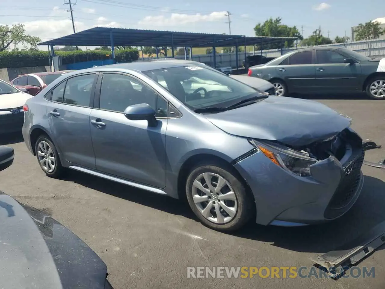 4 Photograph of a damaged car 5YFEPMAE3MP225351 TOYOTA COROLLA 2021