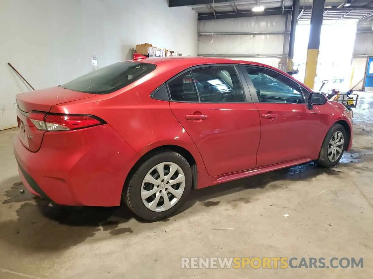 3 Photograph of a damaged car 5YFEPMAE3MP237127 TOYOTA COROLLA 2021